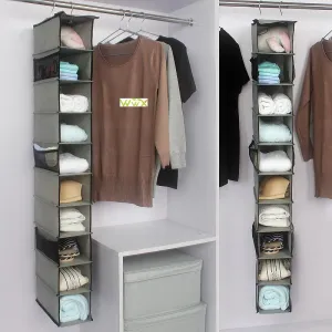 10-Tiered Hanging Closet Organizer