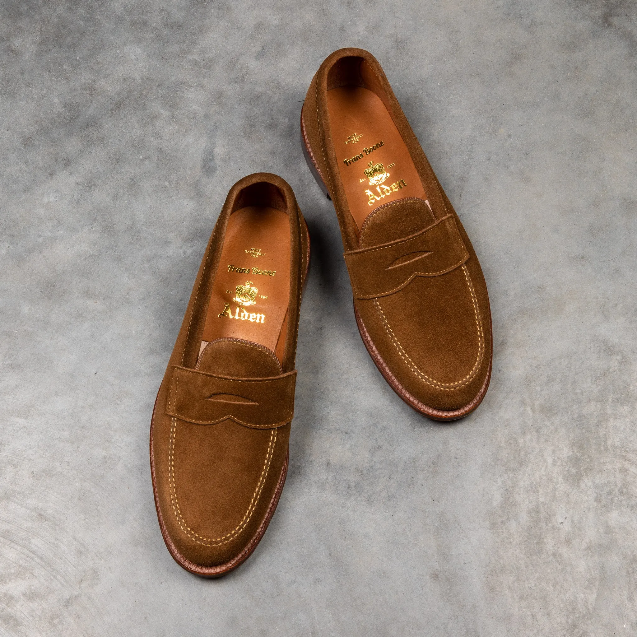 Alden Leisure loafer Snuff suede