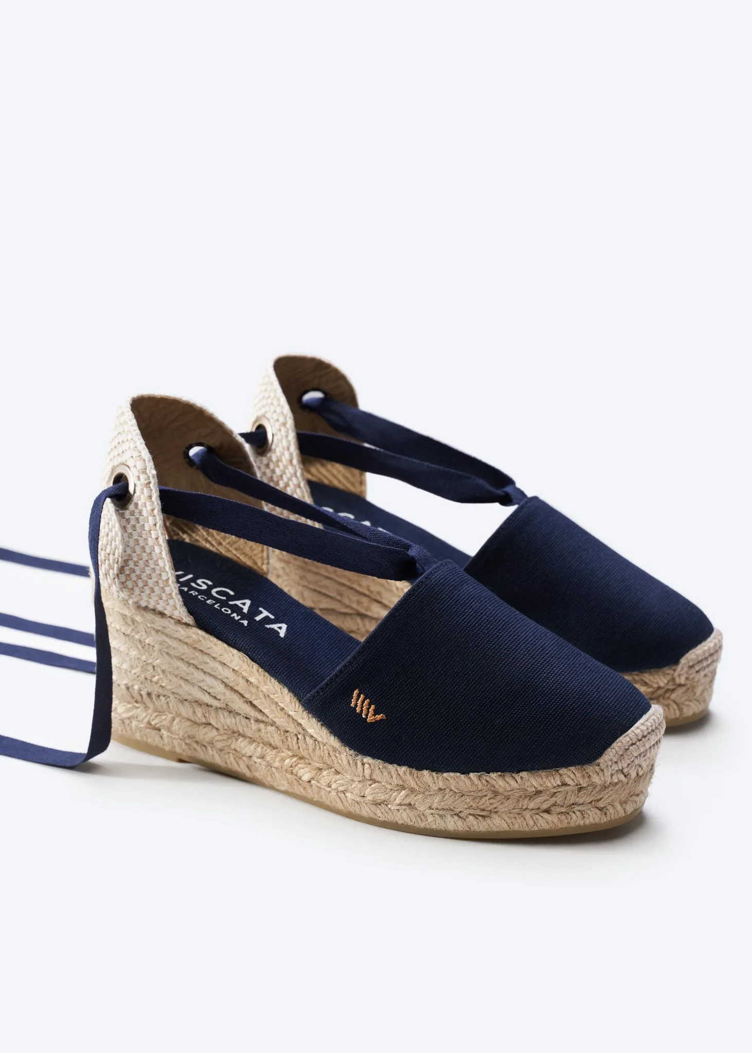 Bisbe Canvas Espadrille Platform Wedges