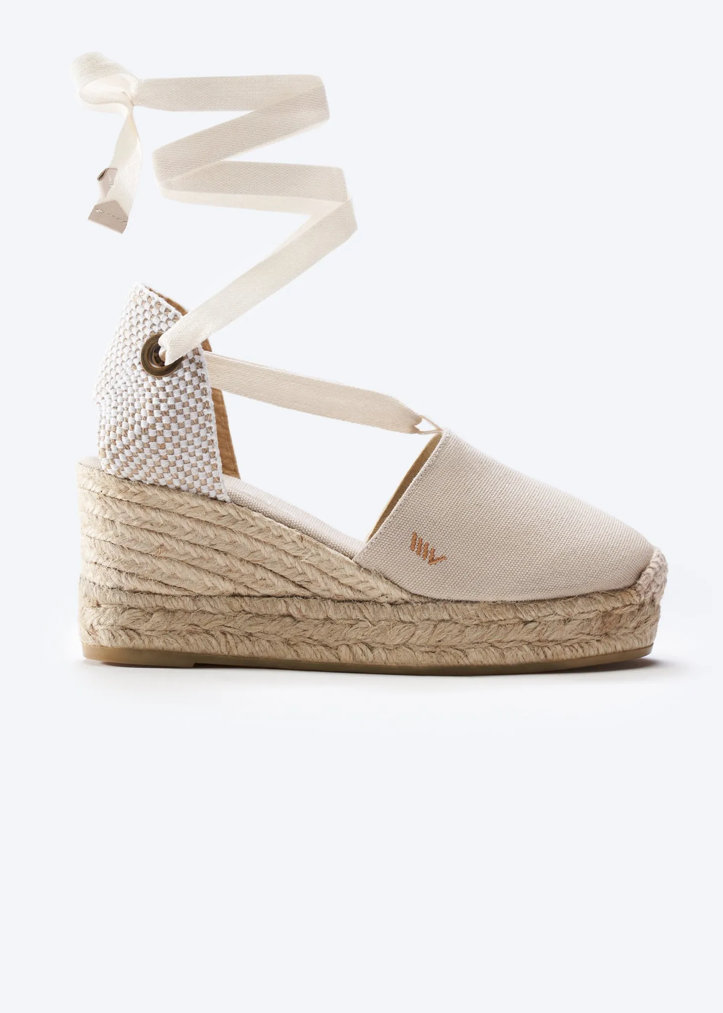 Bisbe Canvas Espadrille Platform Wedges