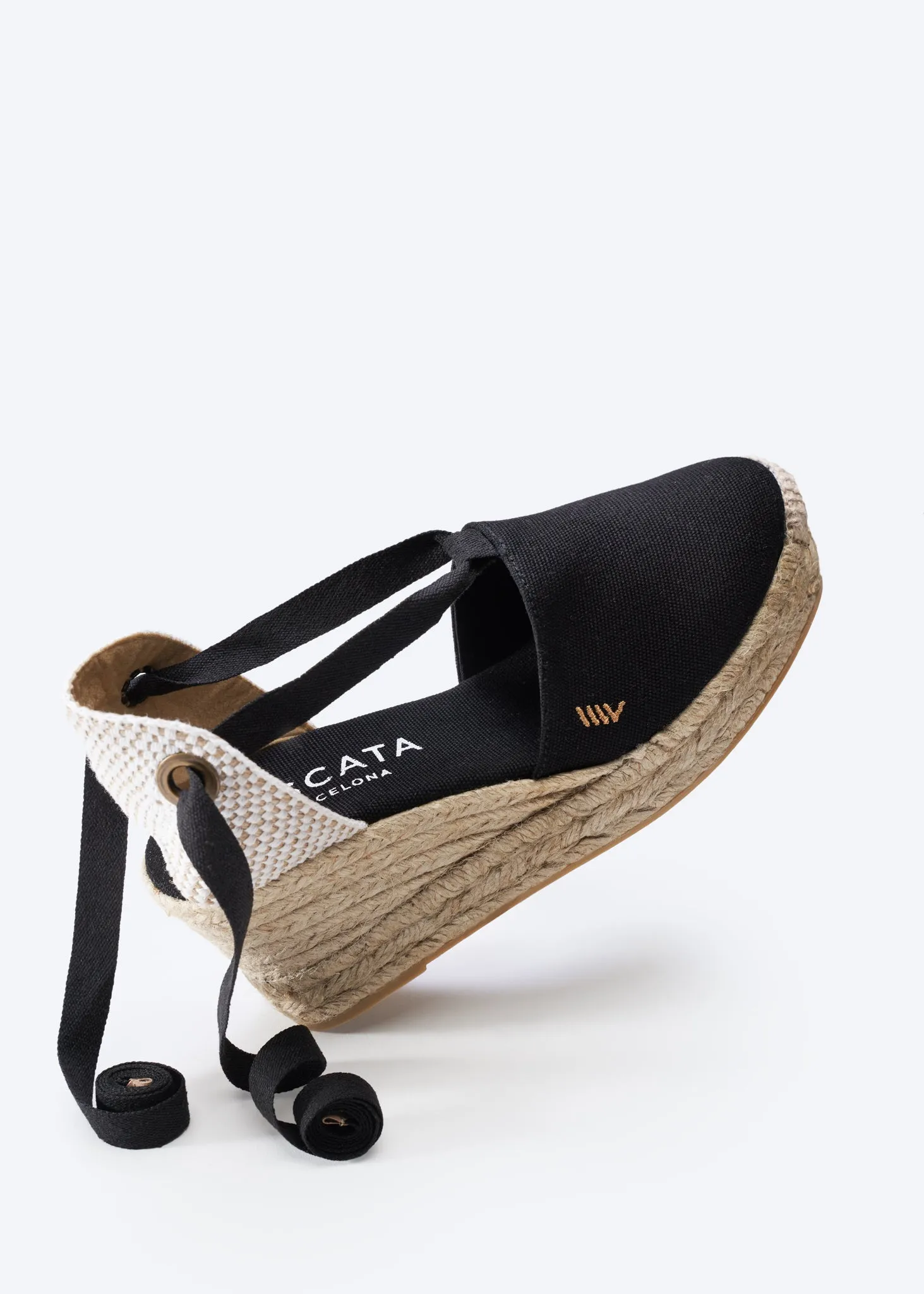 Bisbe Canvas Espadrille Platform Wedges