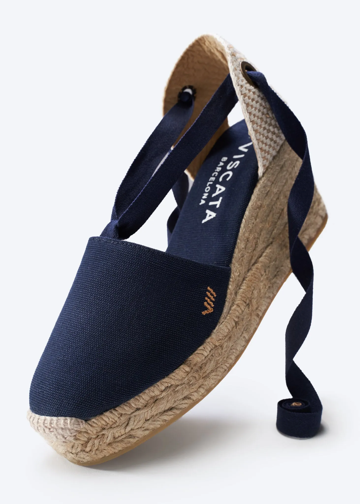 Bisbe Canvas Espadrille Platform Wedges