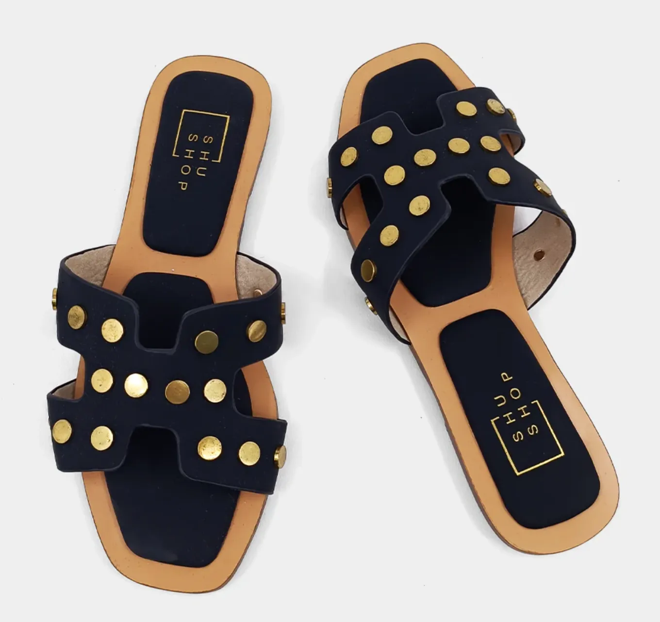 Black DONATELLA Slides - Shu Shop - Final Sale