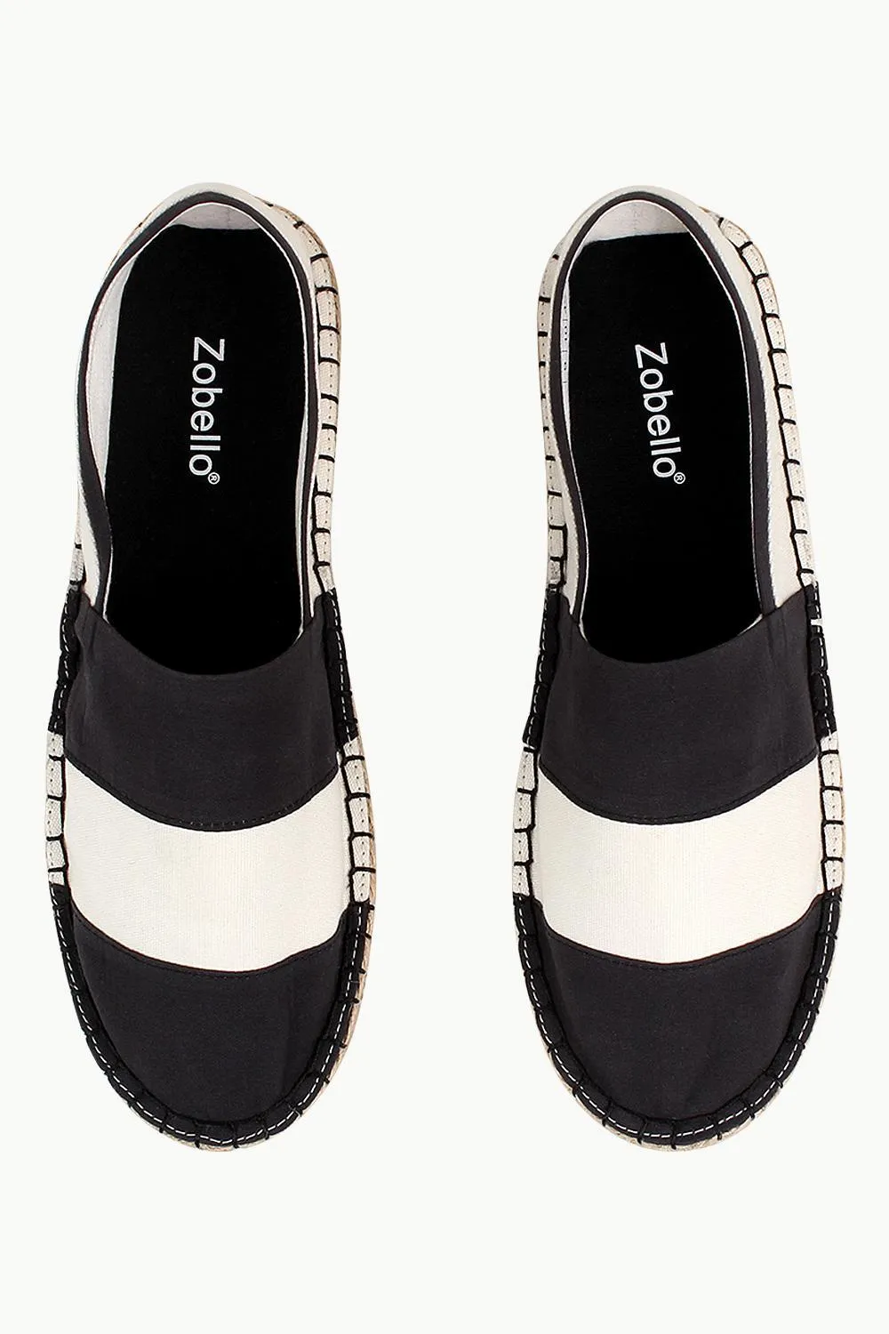 Block Striped Espadrilles