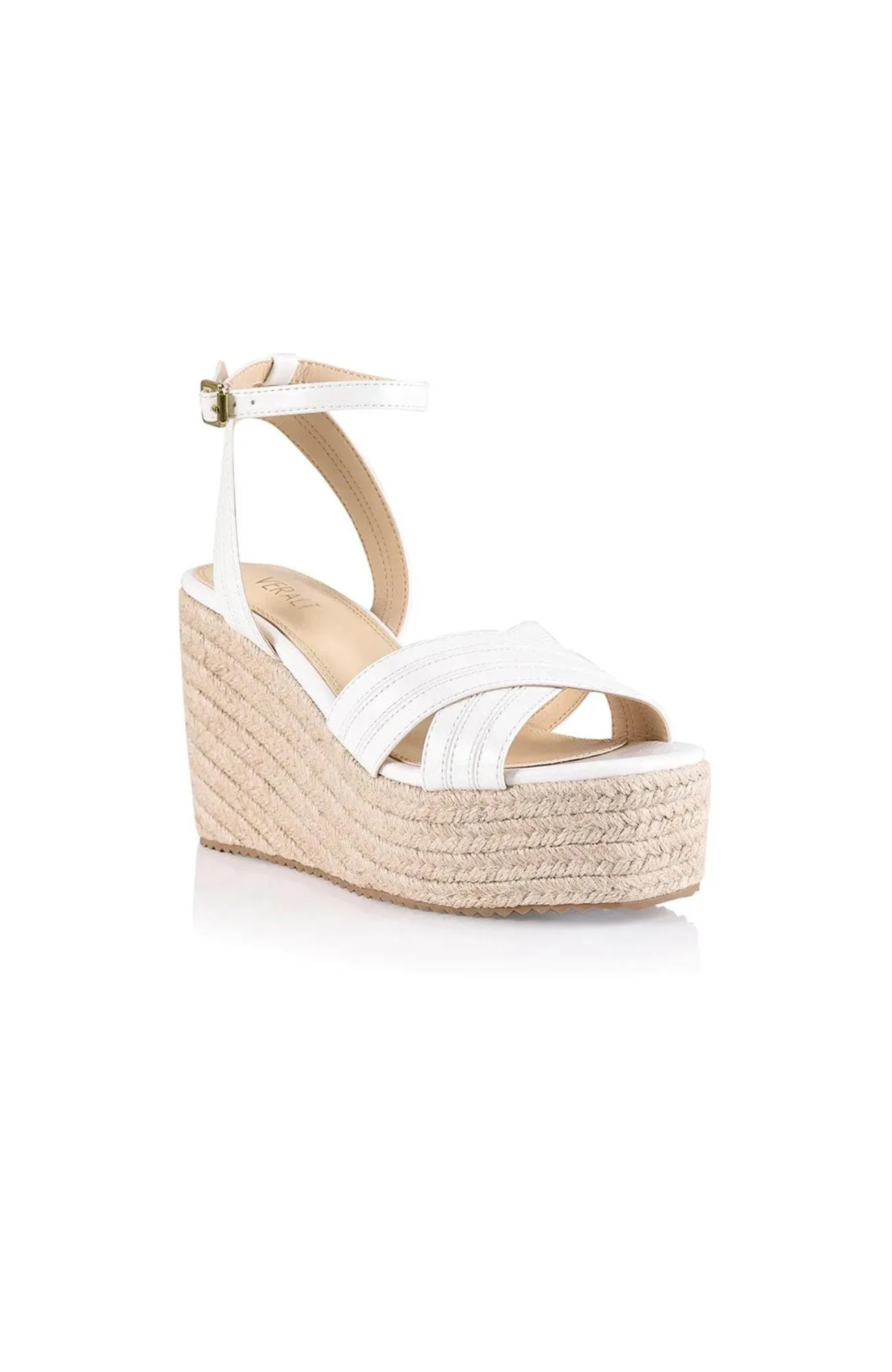 Callie Espadrille Wedges White Softee