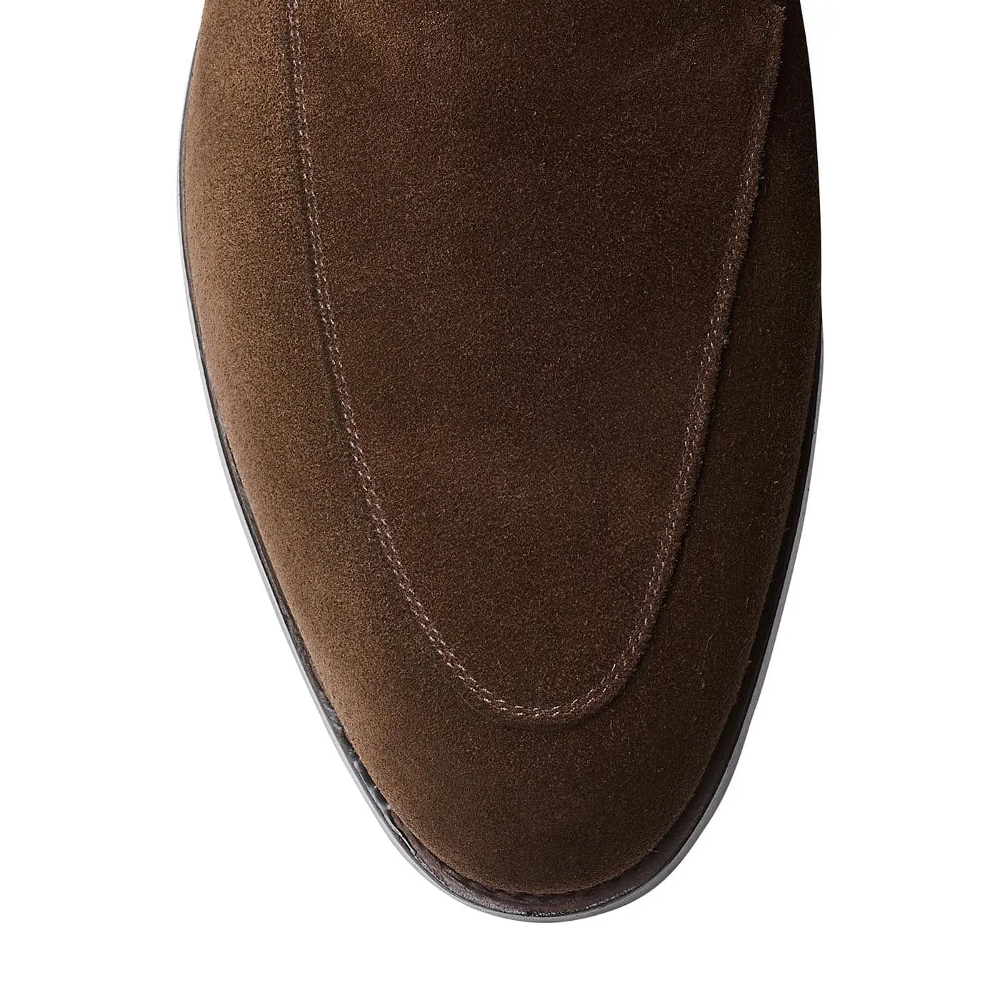 Cannes Dark Brown Calf Suede