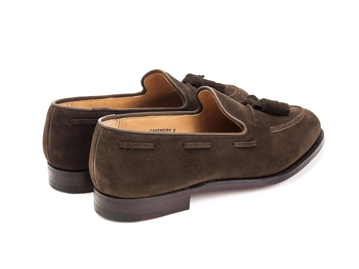 Cavendish Dark Brown Calf Suede