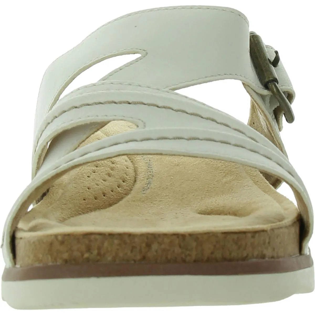 Clarks Womens Slip On Open Toe Wedge Sandals