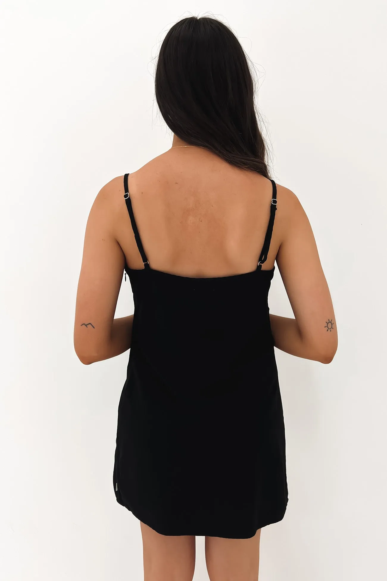 Classic Slip Dress Black