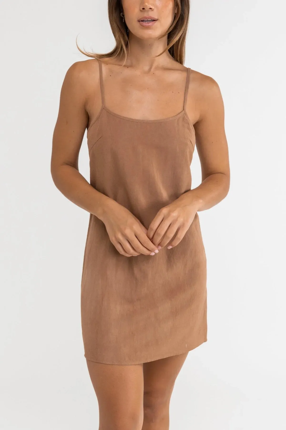 Classic Slip Dress / Caramel