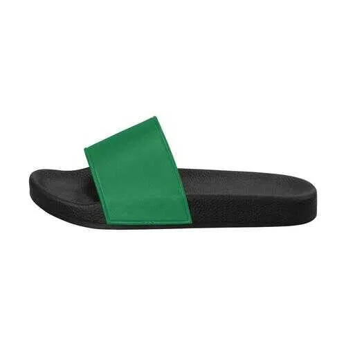 Flip-Flop Sandals, Dark Green Women's Slides