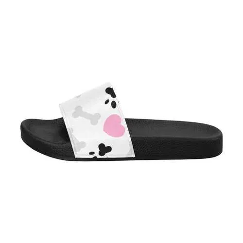 Flip-Flop Sandals, Doggie Love Paw Style Women's Slides