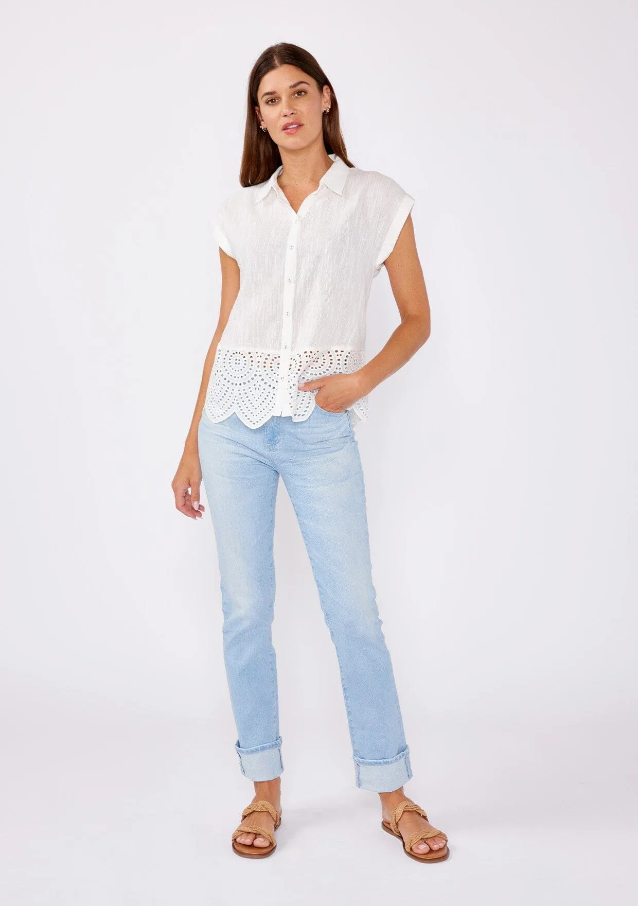 Haven Eyelet Top