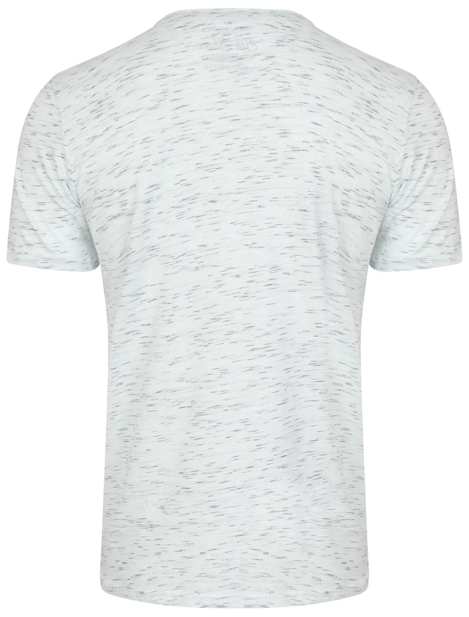 Indo Motif T-Shirt in Ivory Grey Slub - South Shore