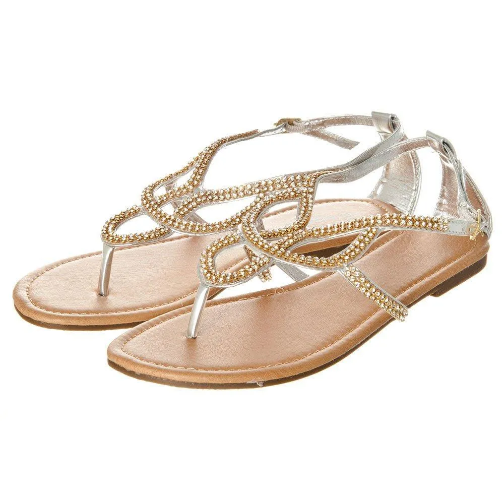 Lake Flat T-Bar Ankle Strap Sandal