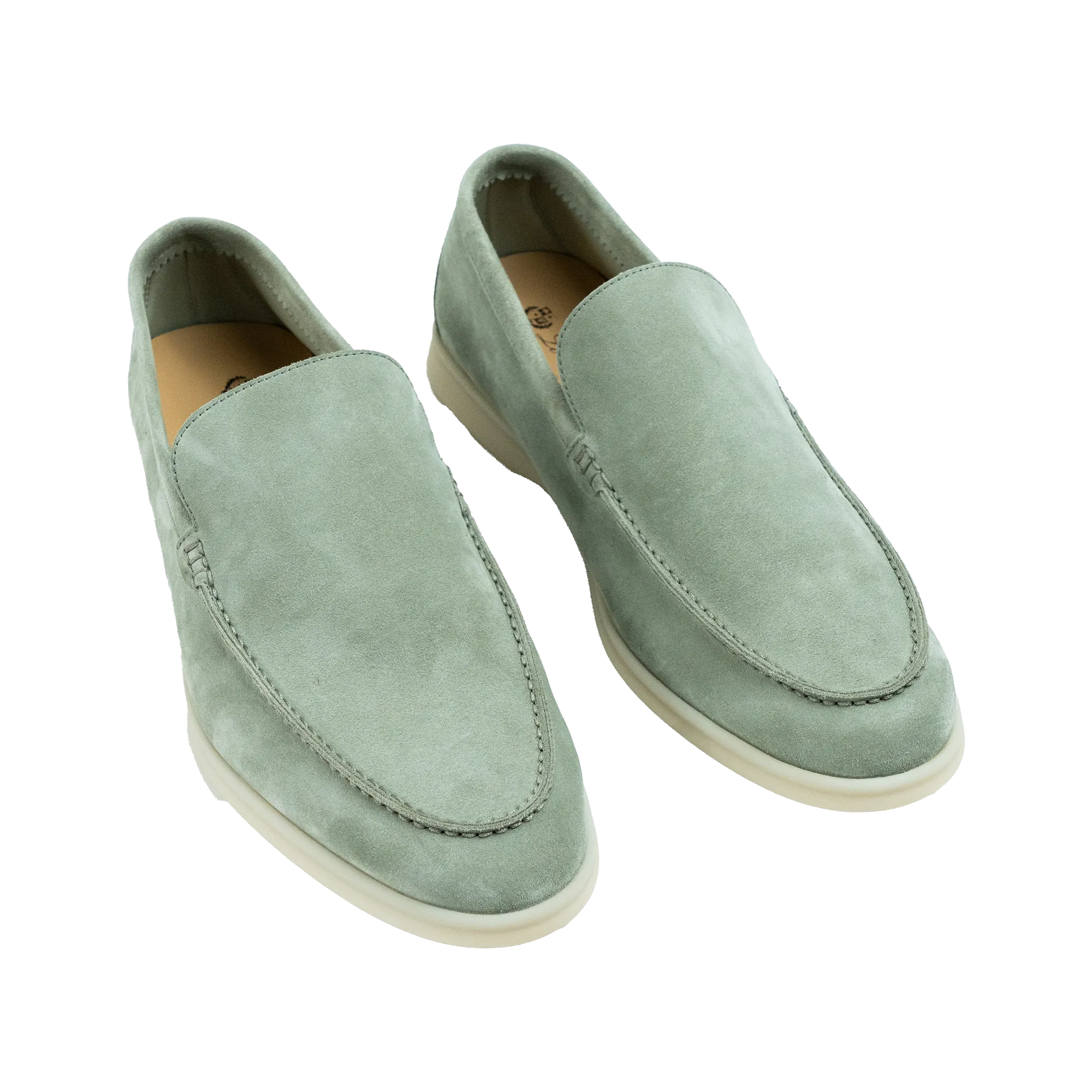 Loro Piana Summer Walk Loafer Light Green