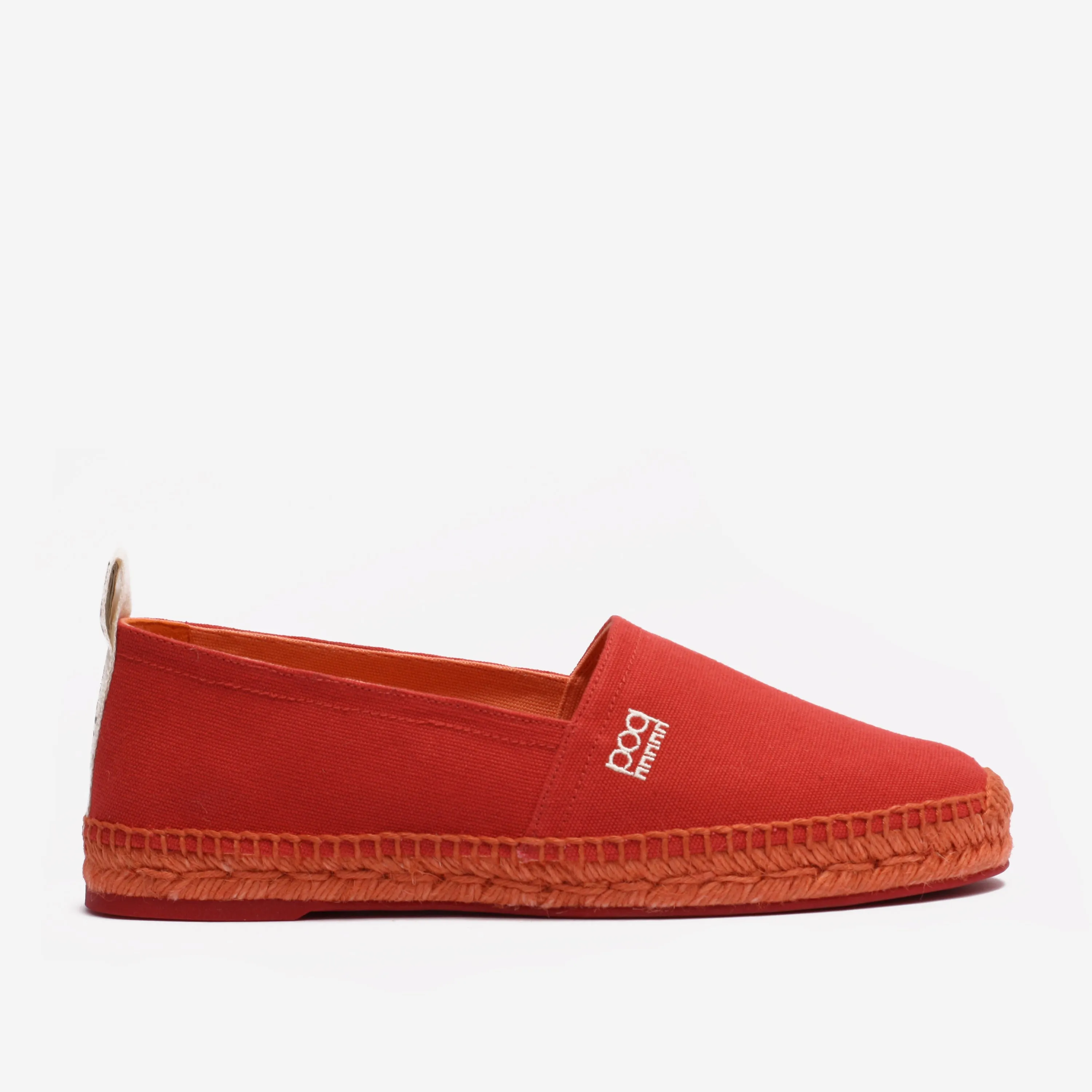 Luxury Men's Espadrilles Lemán  Red  Ecofriendly Canva