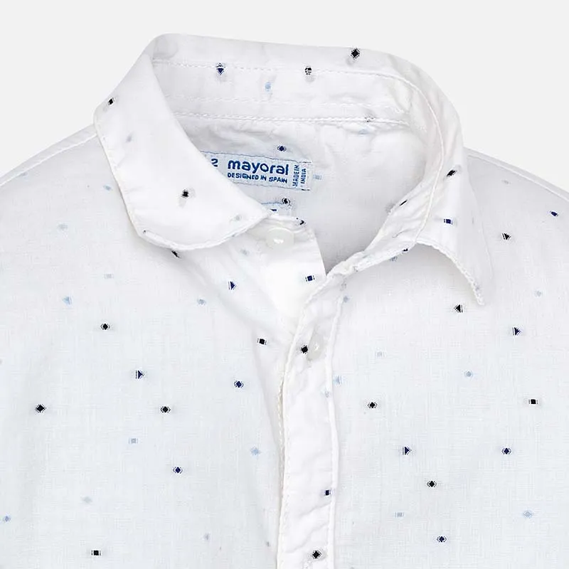 Mayoral Jacquard Shirt