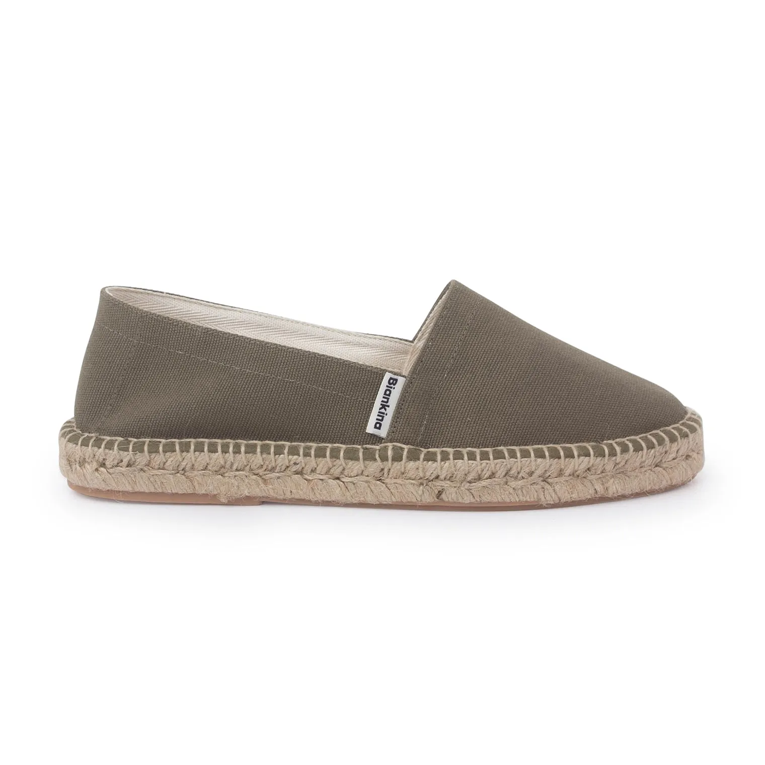 Mila Sustainable, Eco Friendly, Vegan Canvas Espadrille Flats - Olive