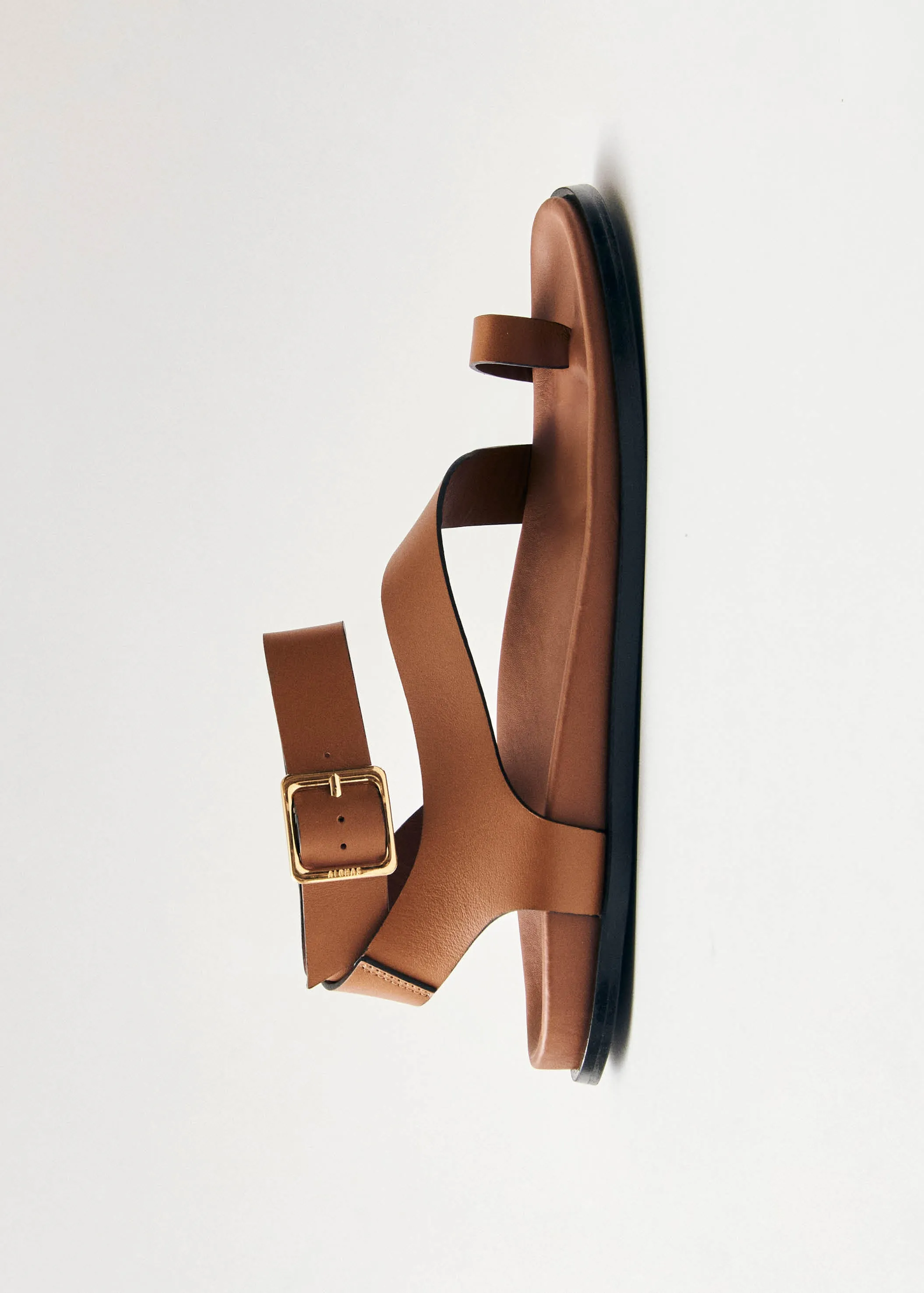 Myles Tan Leather Sandals