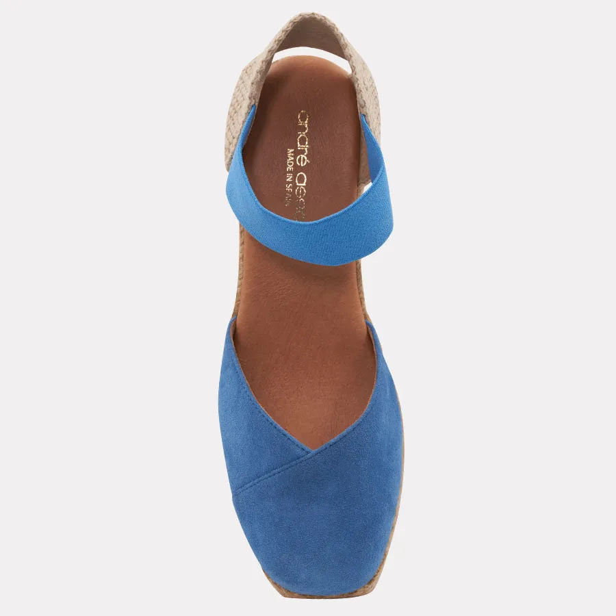 Pedra Suede Espadrille Wedge