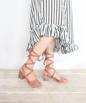 Plush | Ankle Wrap Heel