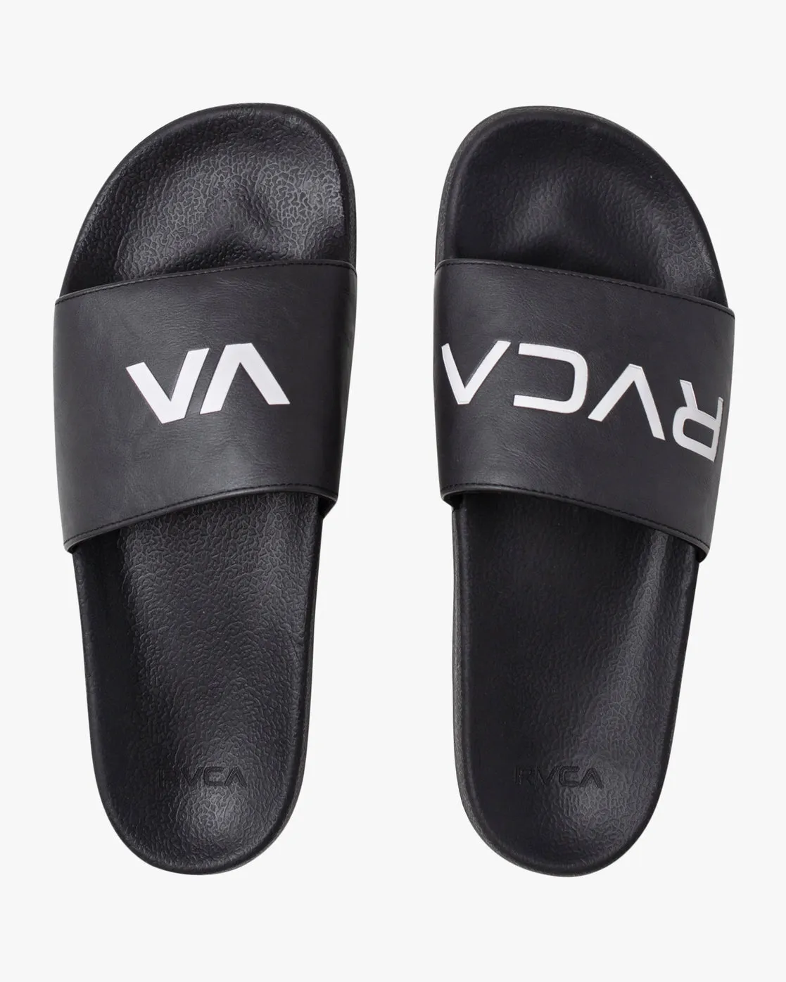 RVCA Sport Slides - Black/White