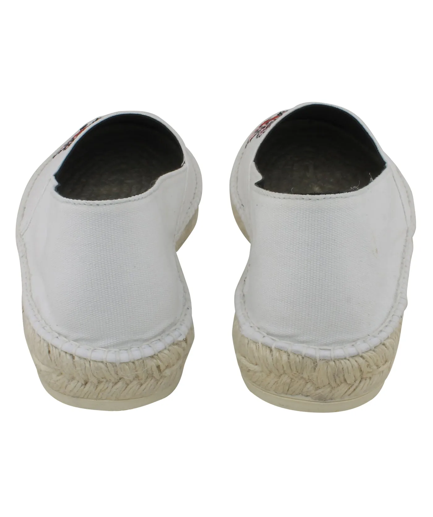 Slit Tiger Canvas Espadrilles