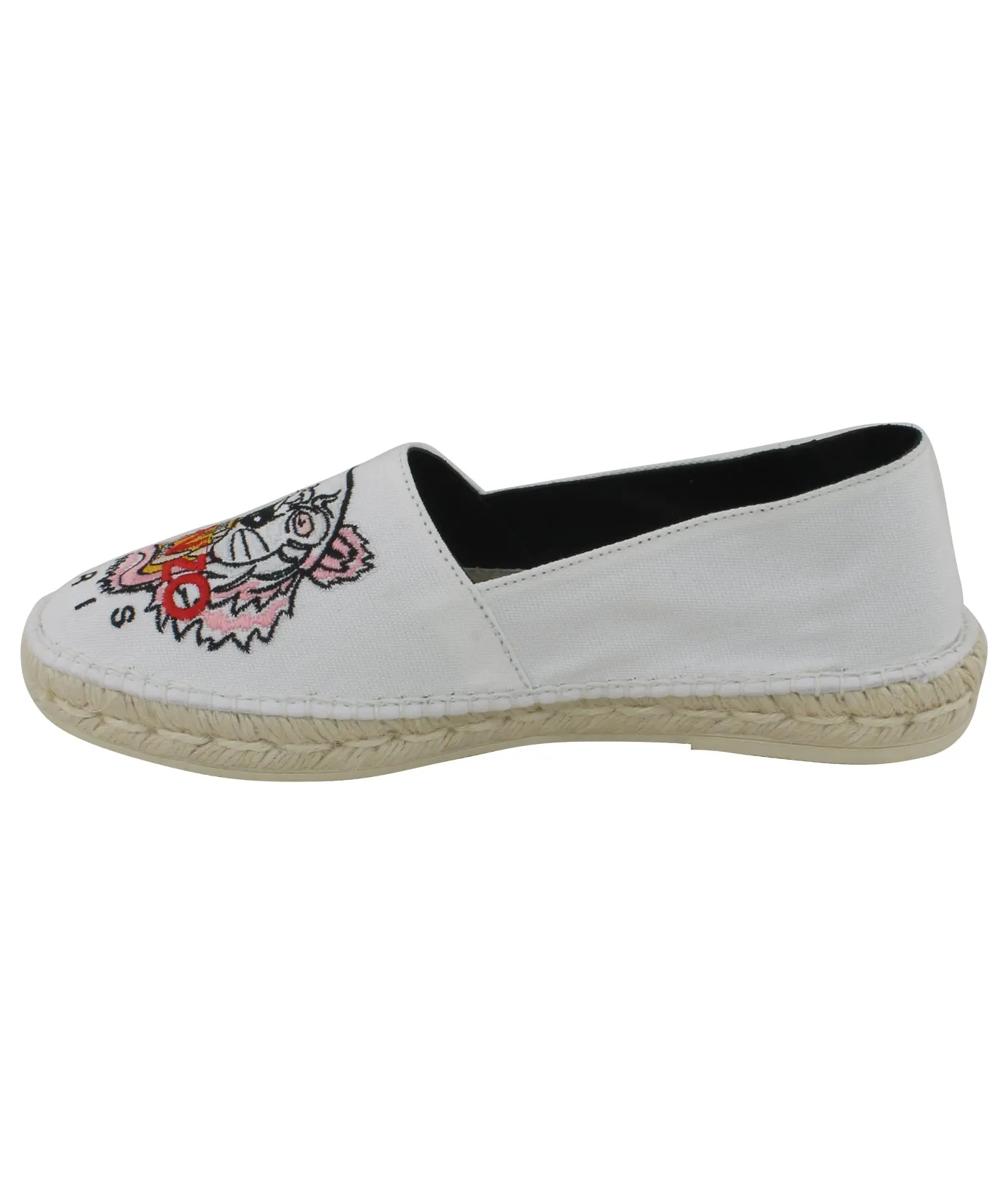 Slit Tiger Canvas Espadrilles