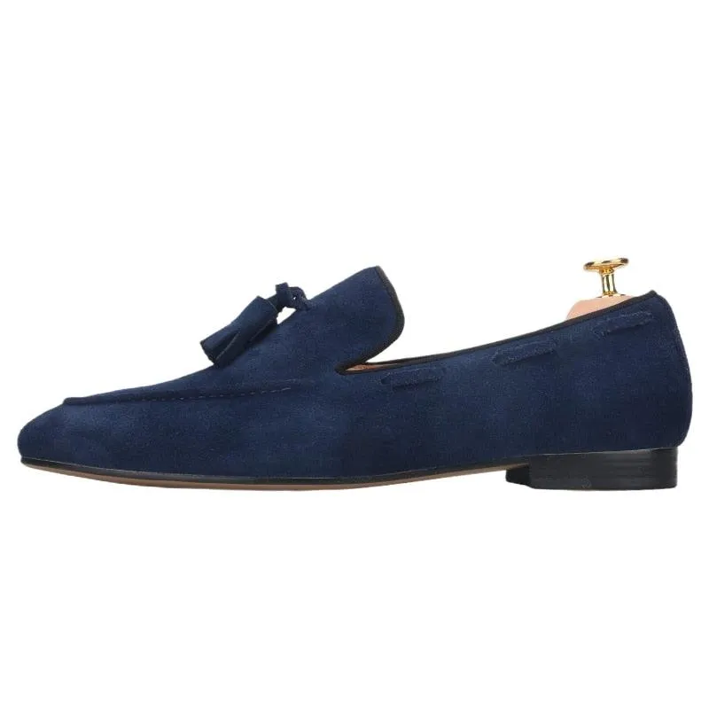 Suede Tassel Men Loafers