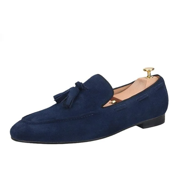 Suede Tassel Men Loafers