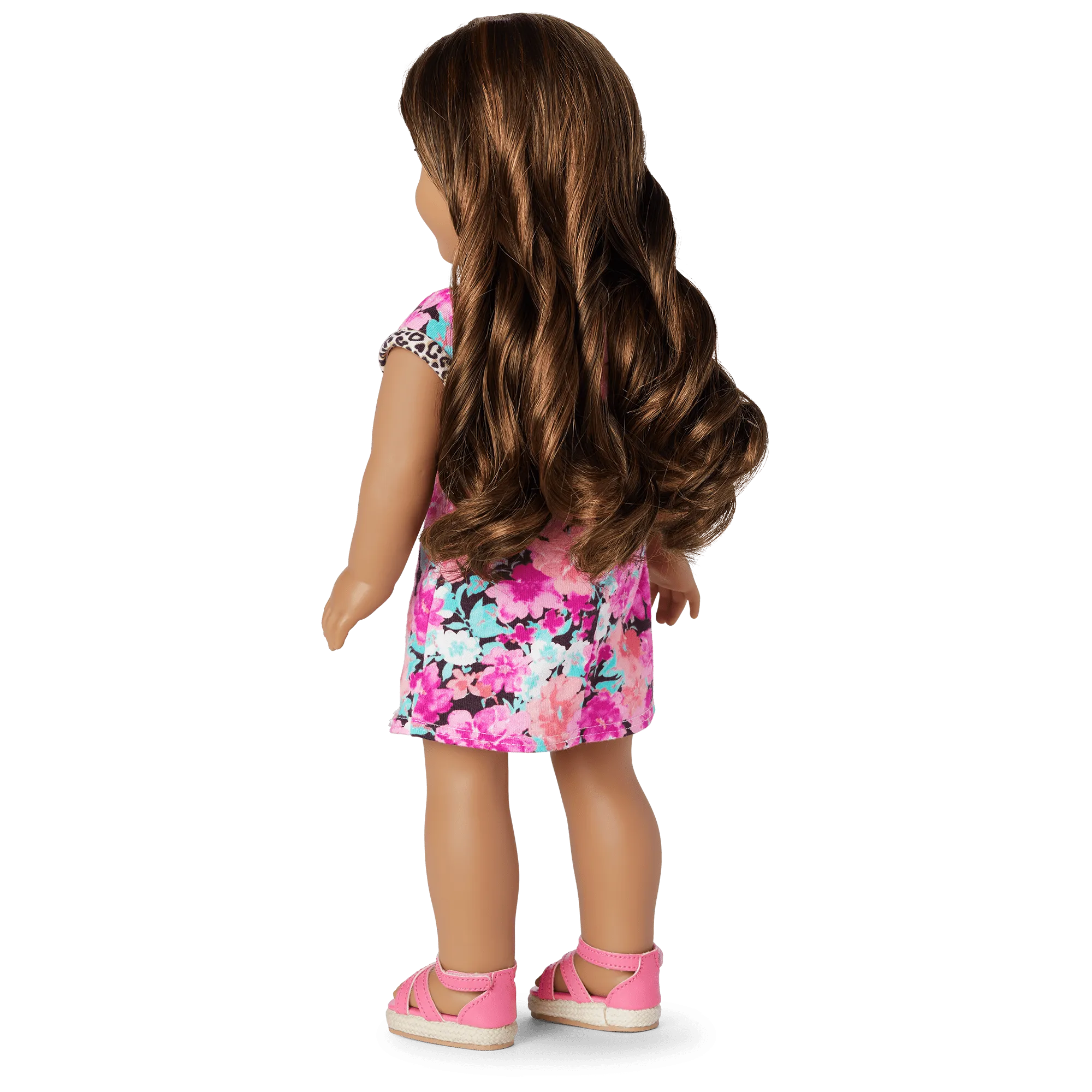 Truly Me™ 18-inch Doll #117 with wavy dark-brown hair