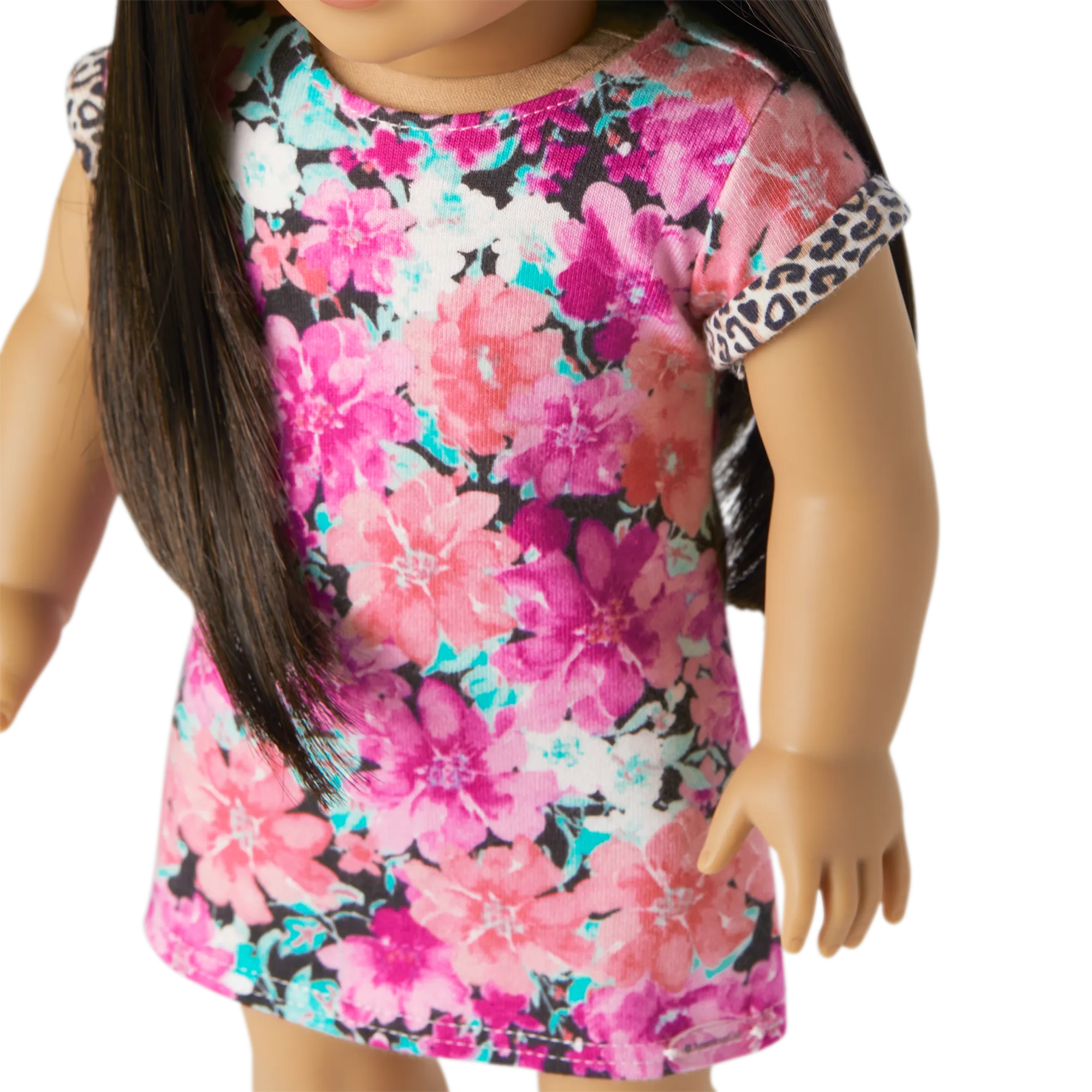 Truly Me™ 18-inch Doll #124 with straight black-brown hair