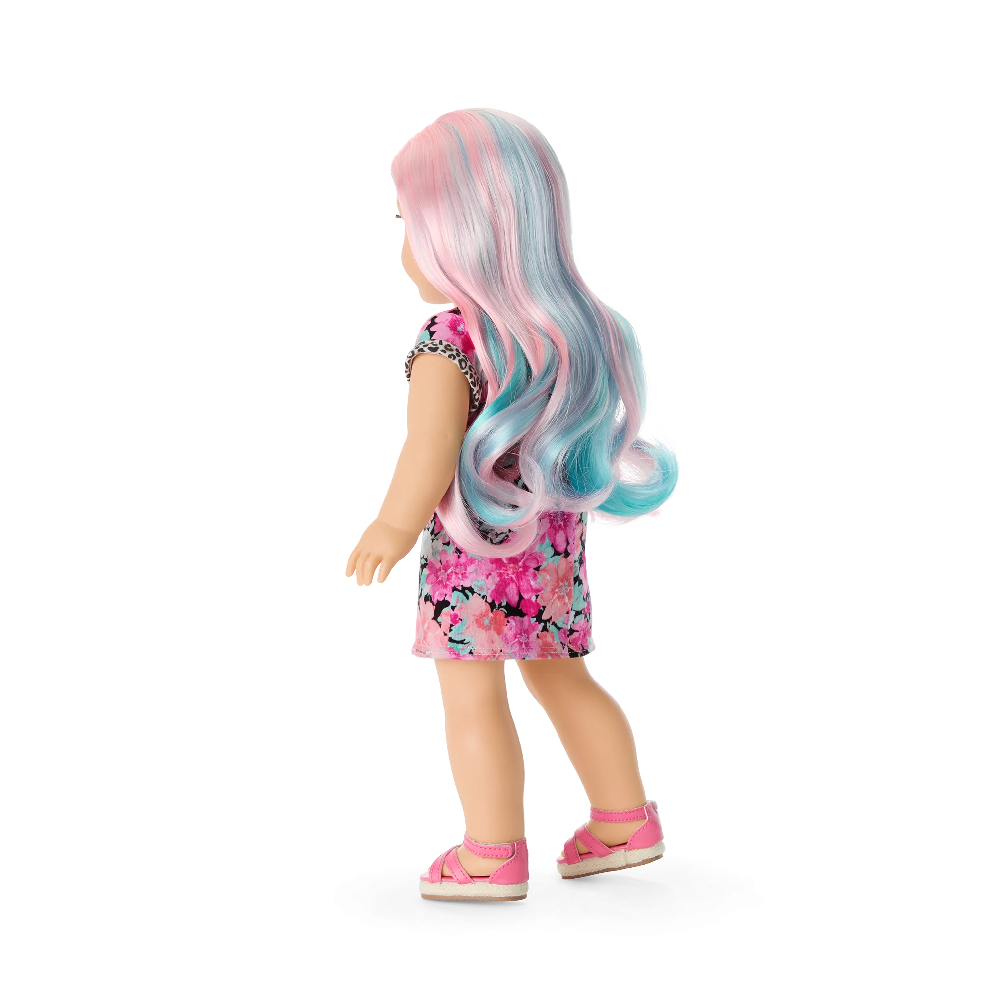 Truly Me™ 18-inch Doll #129 with pastel multicolor hair