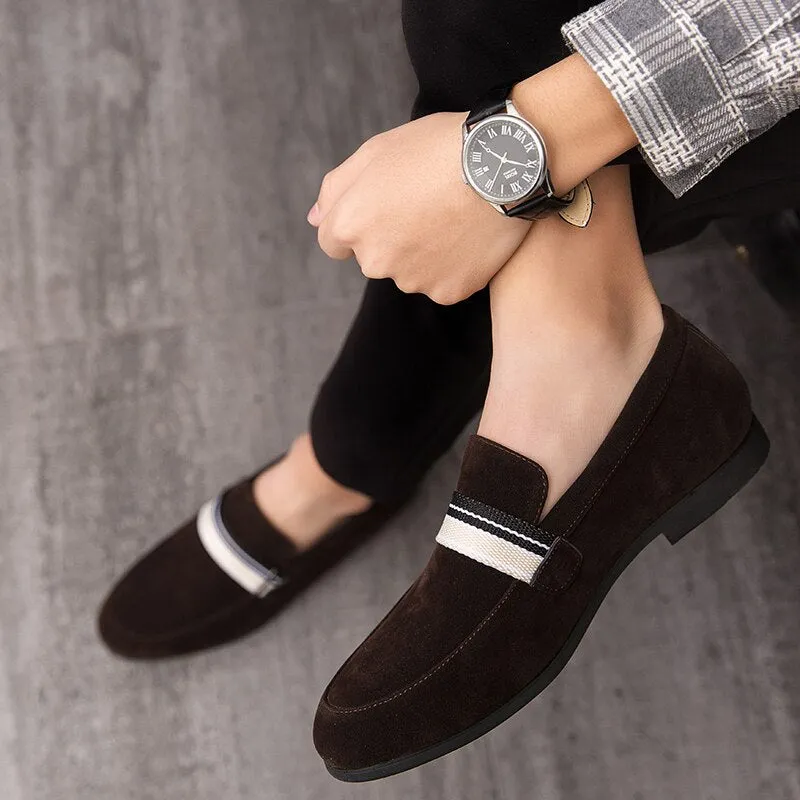 West Louis™ American Style Suede Trendy Loafers