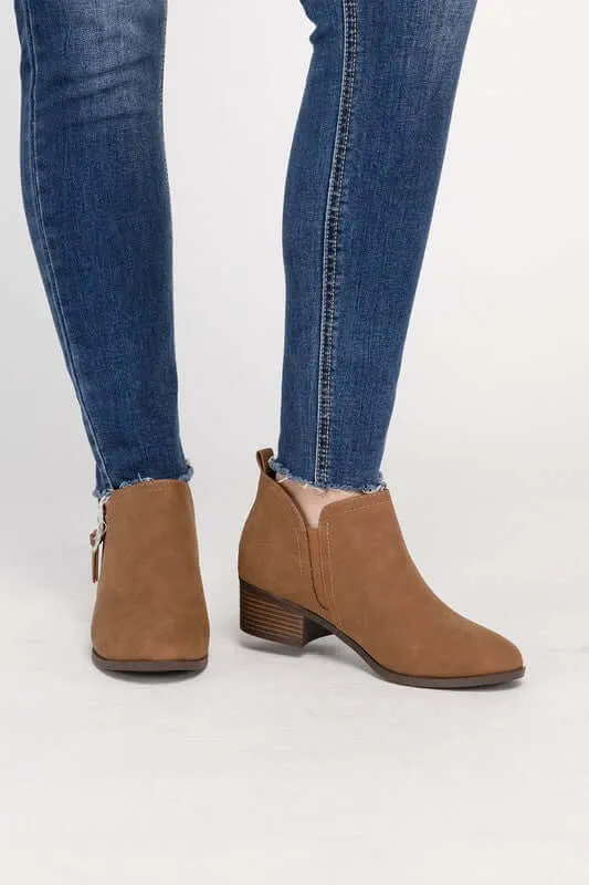 ZAYNE Side Zip Ankle Booties Boots